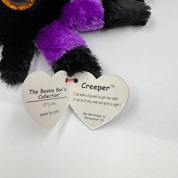 TY Beanie Boo Big Eyes Plush Bella Creeper Scrappy Yoohoo Lemur 7 Inch Lot 4 - Picture 2 of 9